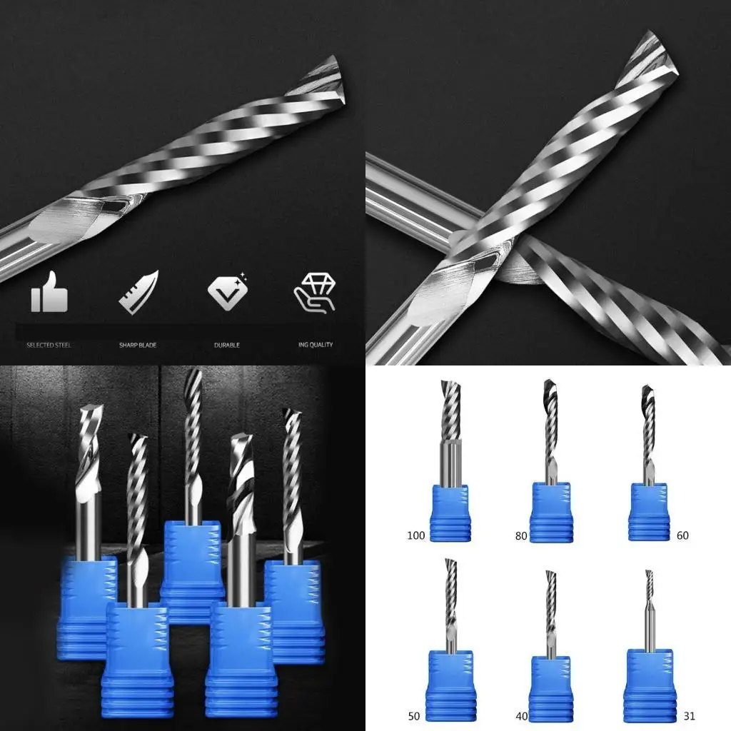 E8BD Cutters Tugster Steel Router Bit For Carbide Milling Cutters Woodworking
