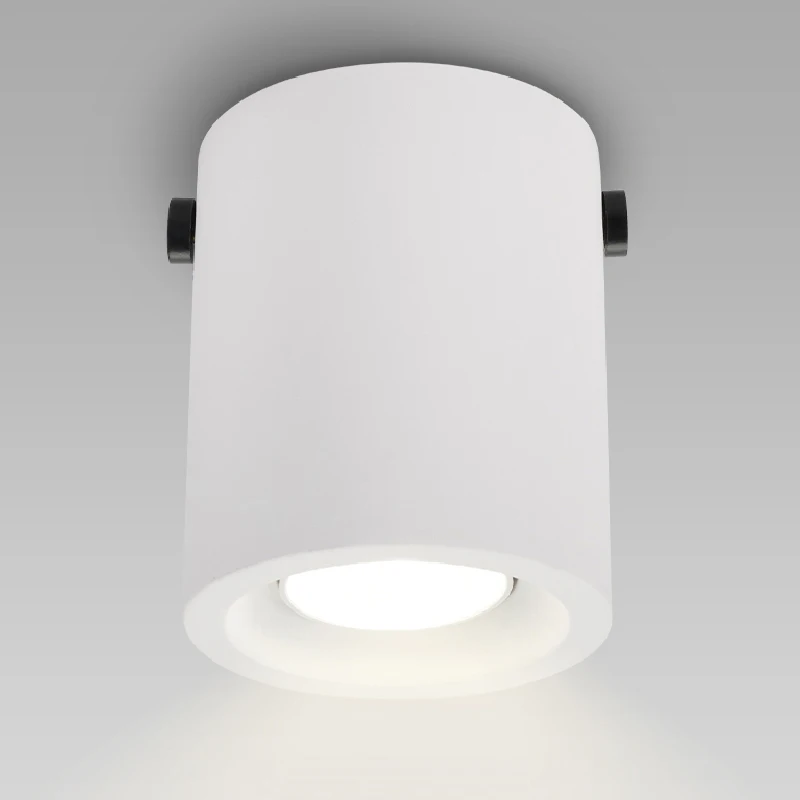 Fashion Corridor Entrance GU10 LED Ceiling Light Cement Desk Lamp Minimalist Homestay Cloakroom Circular Exposed Spotlight