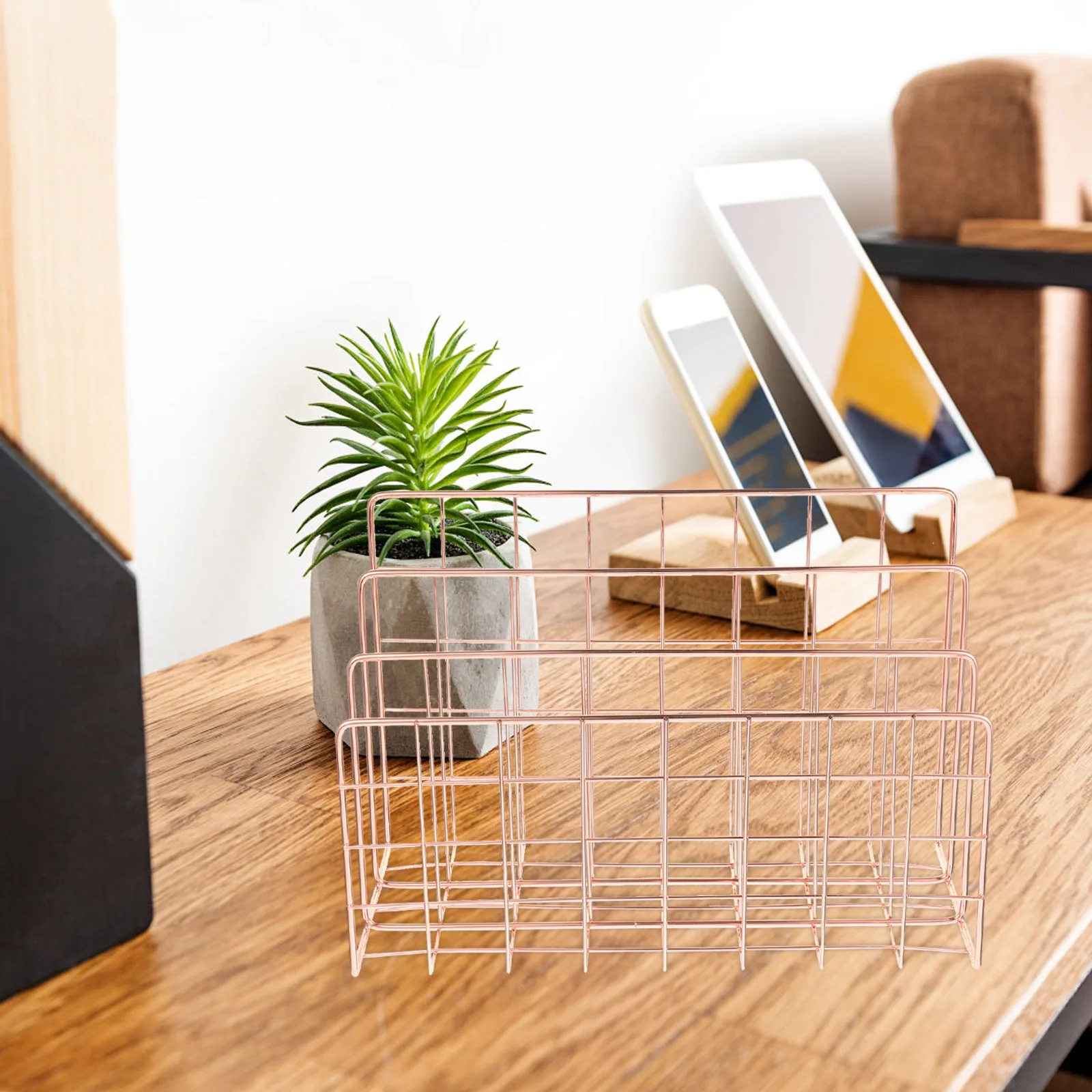 Make up Organizers and Storage File Rack Bookshelf Practical Organization Office Desk