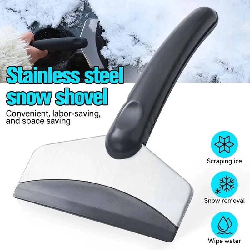 1/2Pcs Multifunction Car Snow Shovel Winter Windshield Defrosting Ice Scraper Tool Glass Snow Removal Tools For Auto Accessories