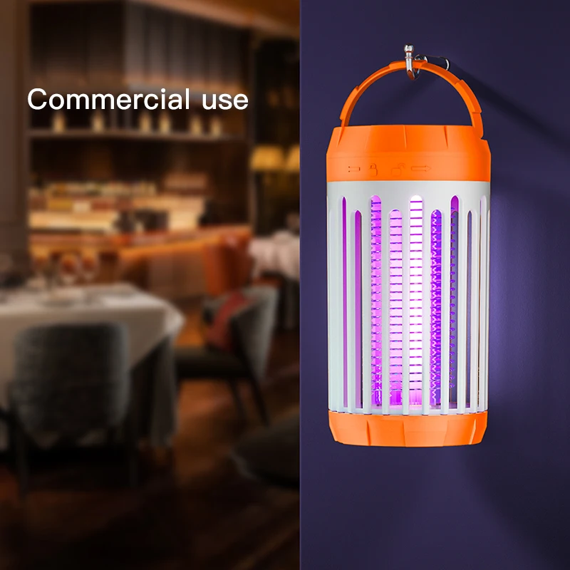 Electronic Mosquito Killer 2-in-1 UV Lamp Hanging Lure Lighting Portable Insect Killer No Battery Suitable For Home Living Room