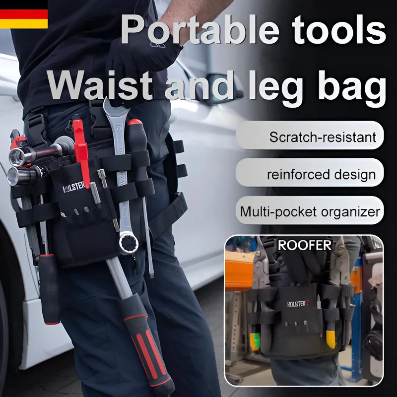 

Portable Multi-Tool Repair Waist and Leg Bag Waist Bag Tool Bag Portable Multi-Tool Repair Tool
