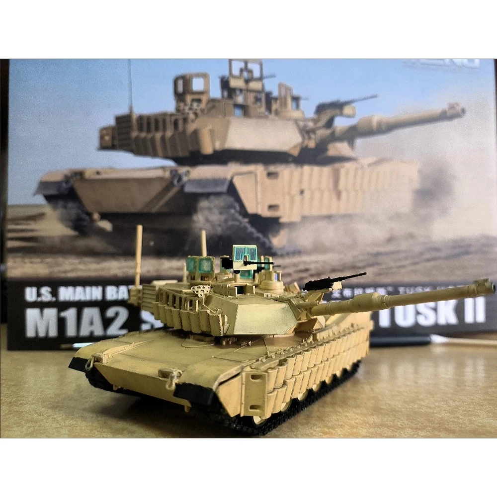 MENG 72003 1:72 Scale US M1A2 SEP ABRAMS TUSK II Main Battle Tank MBT Plastic Assembly Model Kit Hobby Craft Building