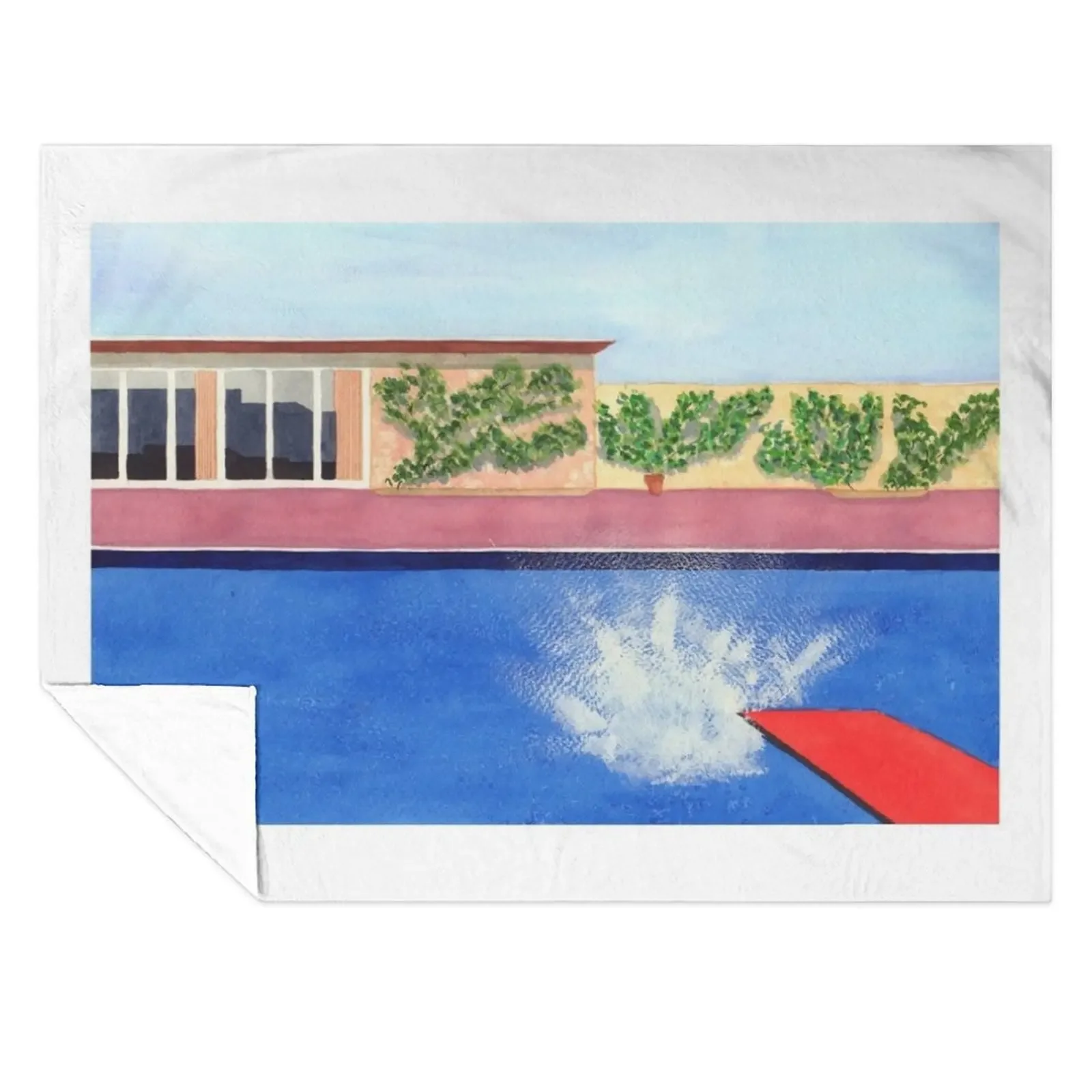 

Splash! II Throw Blanket Loose Thermals For Travel Summer Beddings Picnic Blankets