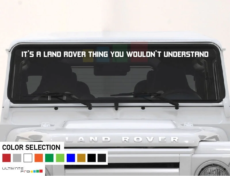 

For Decal sticker banner defender ITS AR THING YOU WOULDN'T UNDERSTAND Car Styling