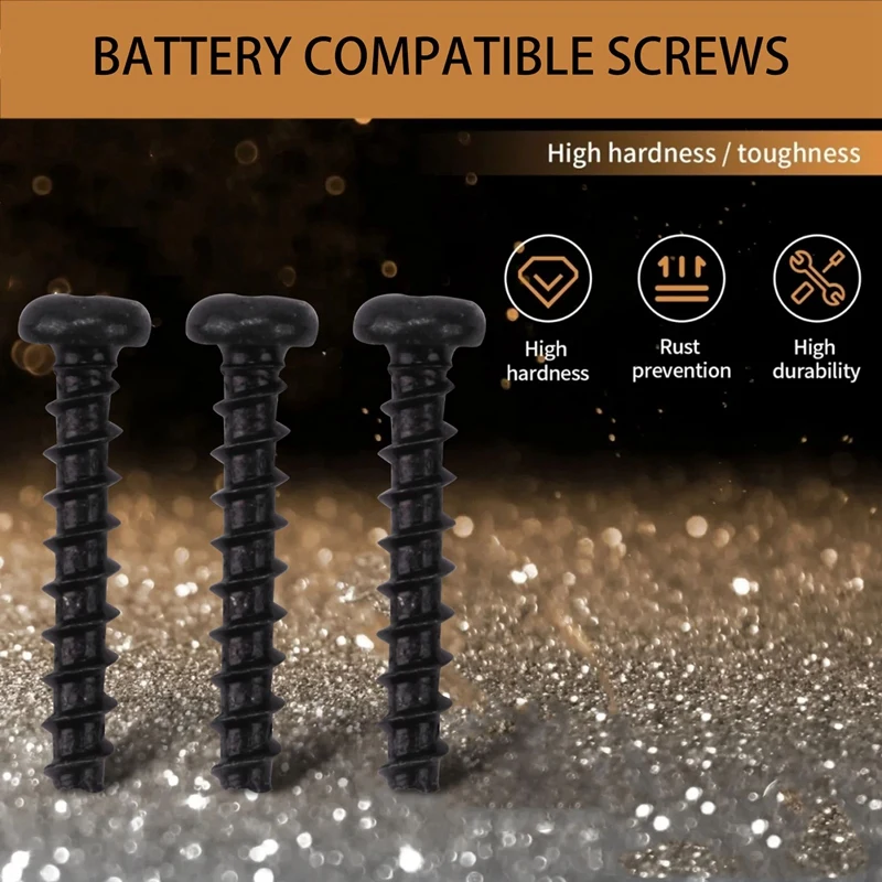 ●Set of 3 Screws for Cordless V6 V7 V8 V10 V11 Vacuum Cleaner Power Pack/Battery-ABFB