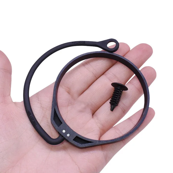 1Pc Black Fuel Gas Tank Cap Band Cord 180201556 Fit For Audi A1 A3 A4 A5 A6 A7 A8 Q3 Q5 Q7 Lightweight Car Exterior Parts