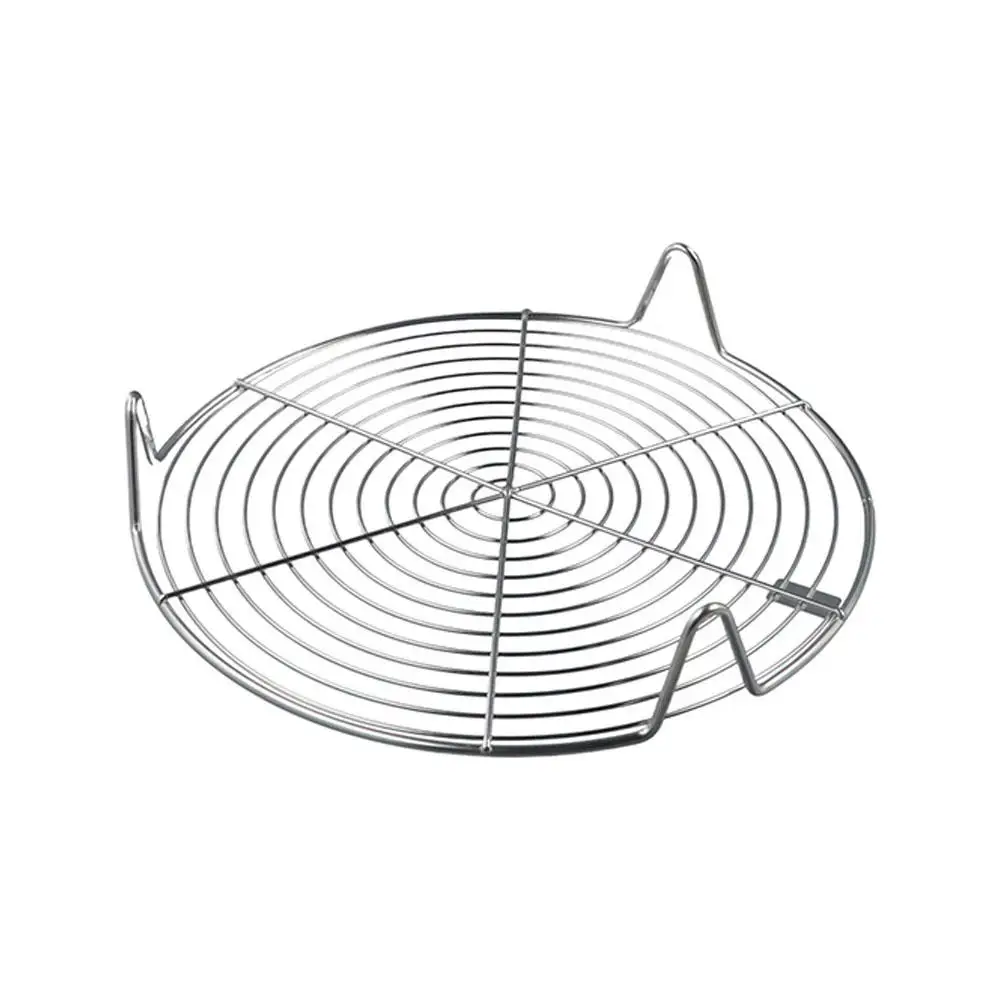 Grill Stand Coil 304 Stainless Steel Steaming Rack Spiral Pattern V-shaped Pot Steaming High Foot No Rust Steamer Eggs