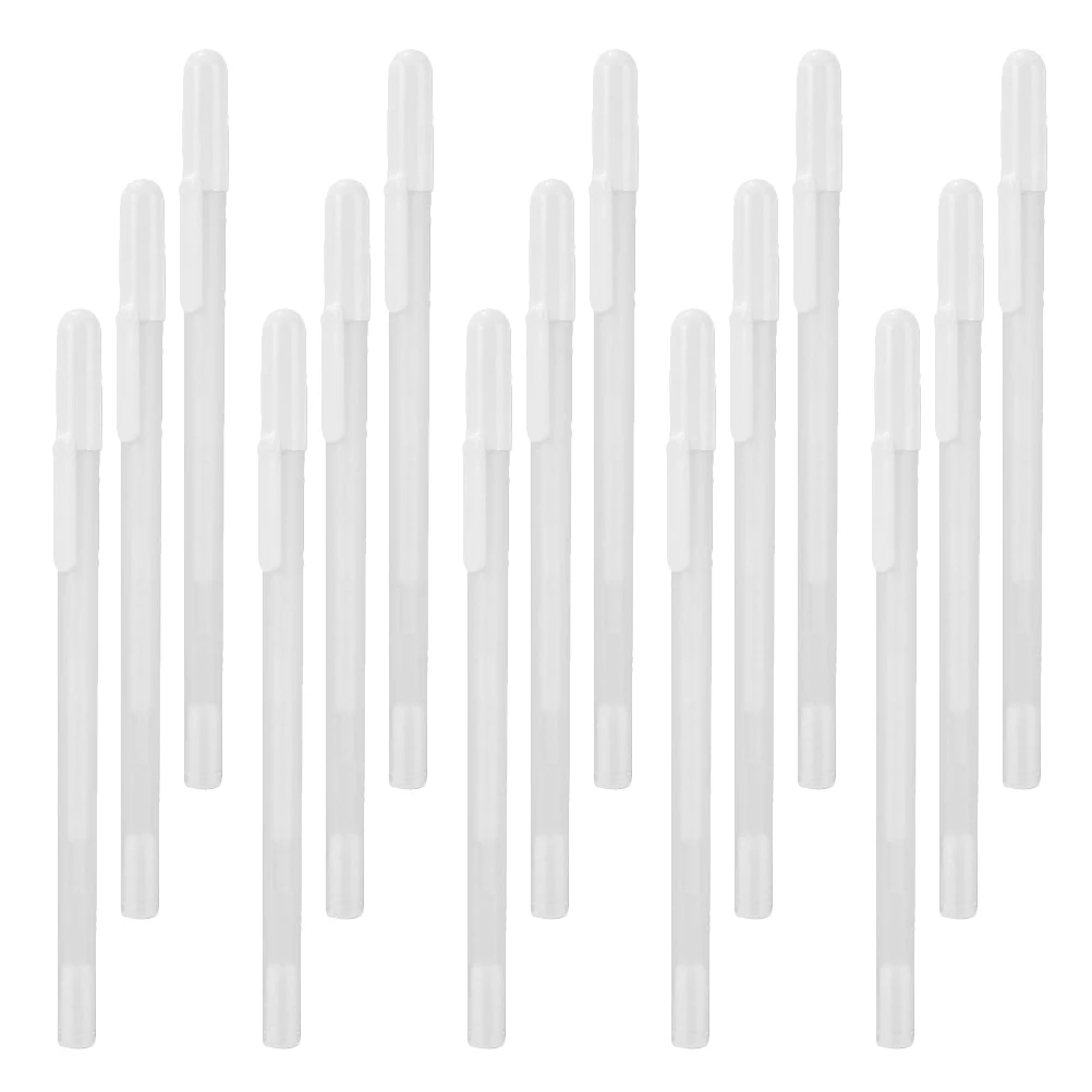 

15 Pcs White Highlighter Black Paper Art Pen Fine Tip Markers Gel Card Plastic for Drawing Flash Pens