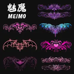 Succubus Tatoo Sticker Lasting Fake Tattoo for Woman Hotwife Sexy Temporary Tattoo Festival Art Faux Tattoos Waterproof Tatuajes