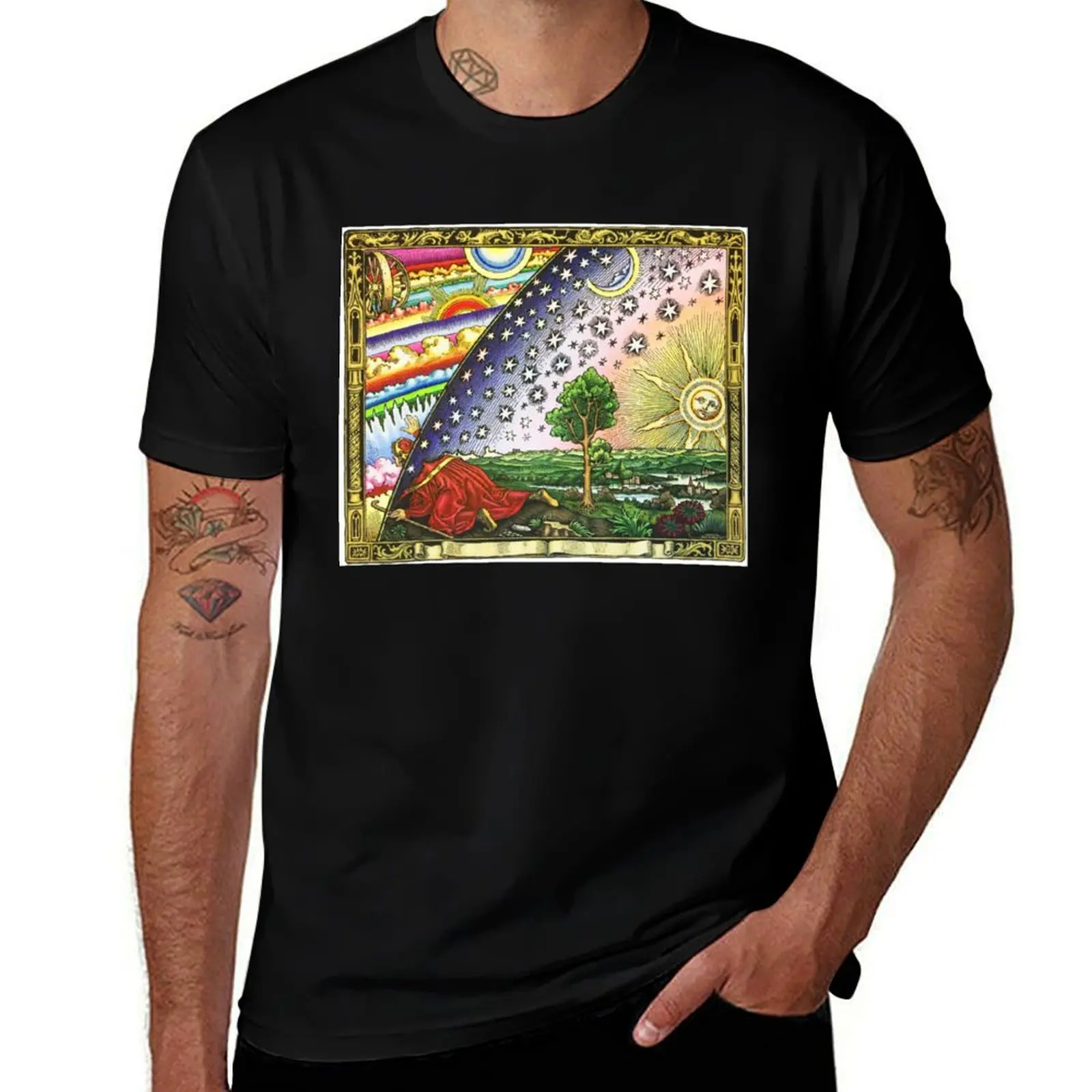 

Hermetic Gnostic - Tapestry, T Shirt, and Mask T-Shirt luxury clothing labubu man t shirt blue archive t shirts men
