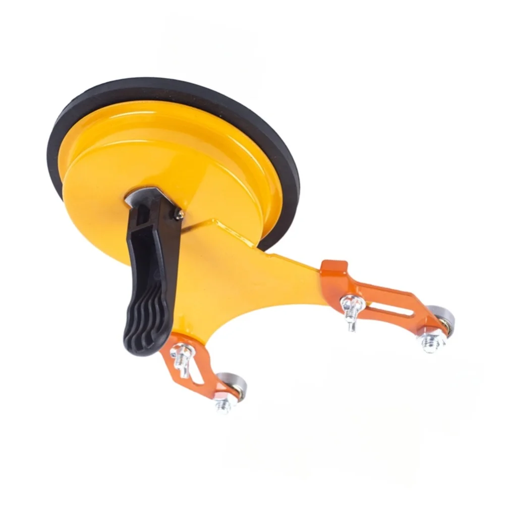 Suction Cup Positioning Punch Iron Yellow Drill Guide Locator For Tile Glass Marble Hole Drilling Adjustable Roller Support Tool