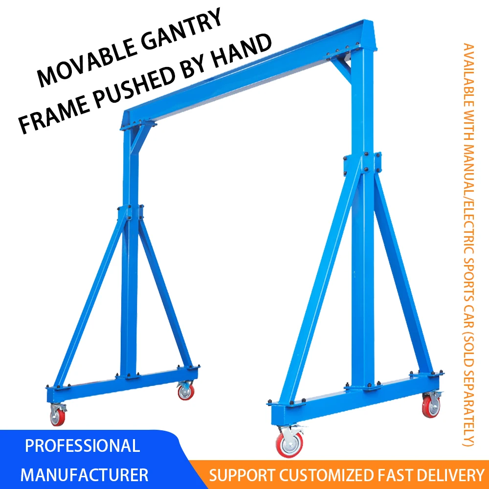 Aluminum Alloy Folding Small Gantry Crane with JIB Arm for Industrial Workshop Material Handling Professional Lifting Tool