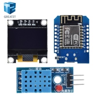 WeMos D1 Mini ESP8266 ESP-12F WiFi Development Board with CH340G USB Lua NodeMCU IOT 3.3V Pinout for IoT Projects