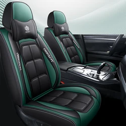 Luxury Leather Car Seat Covers for Hyundai Sonata Genesis G80 G90 Grandeur HB20 Ix20 I20 I10 Matrix Rohens Tucson 2019 Veracruz