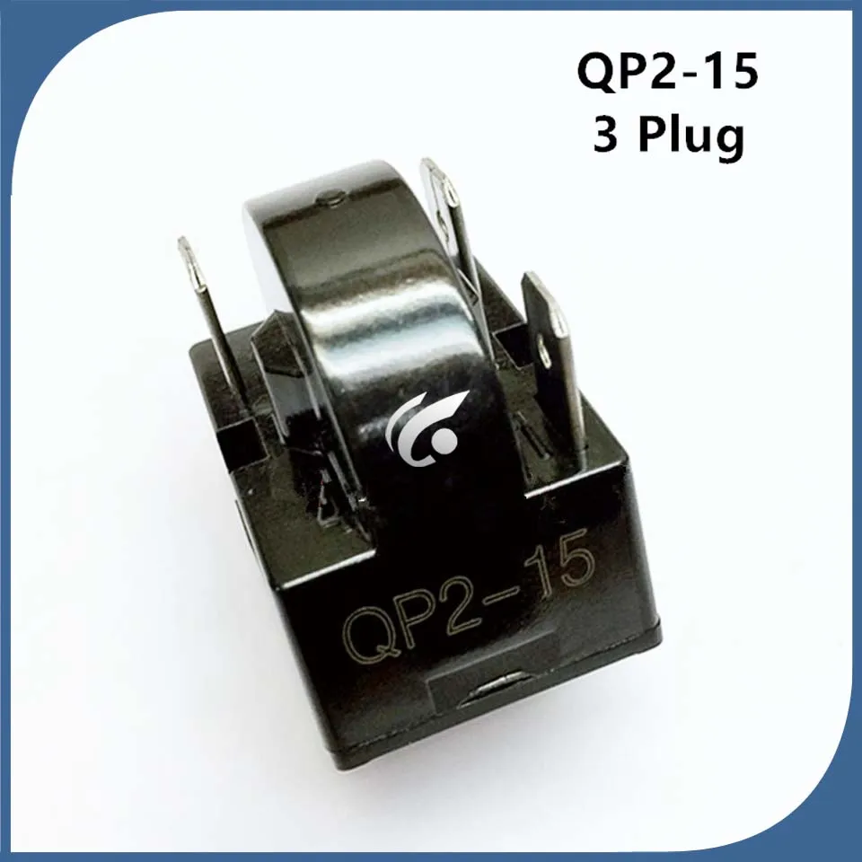 1pcs new for Refrigerator fittings Refrigerator freezer PTC starter thermal protector relay QP2-12 QP2-22 QP2-33 QP2-15