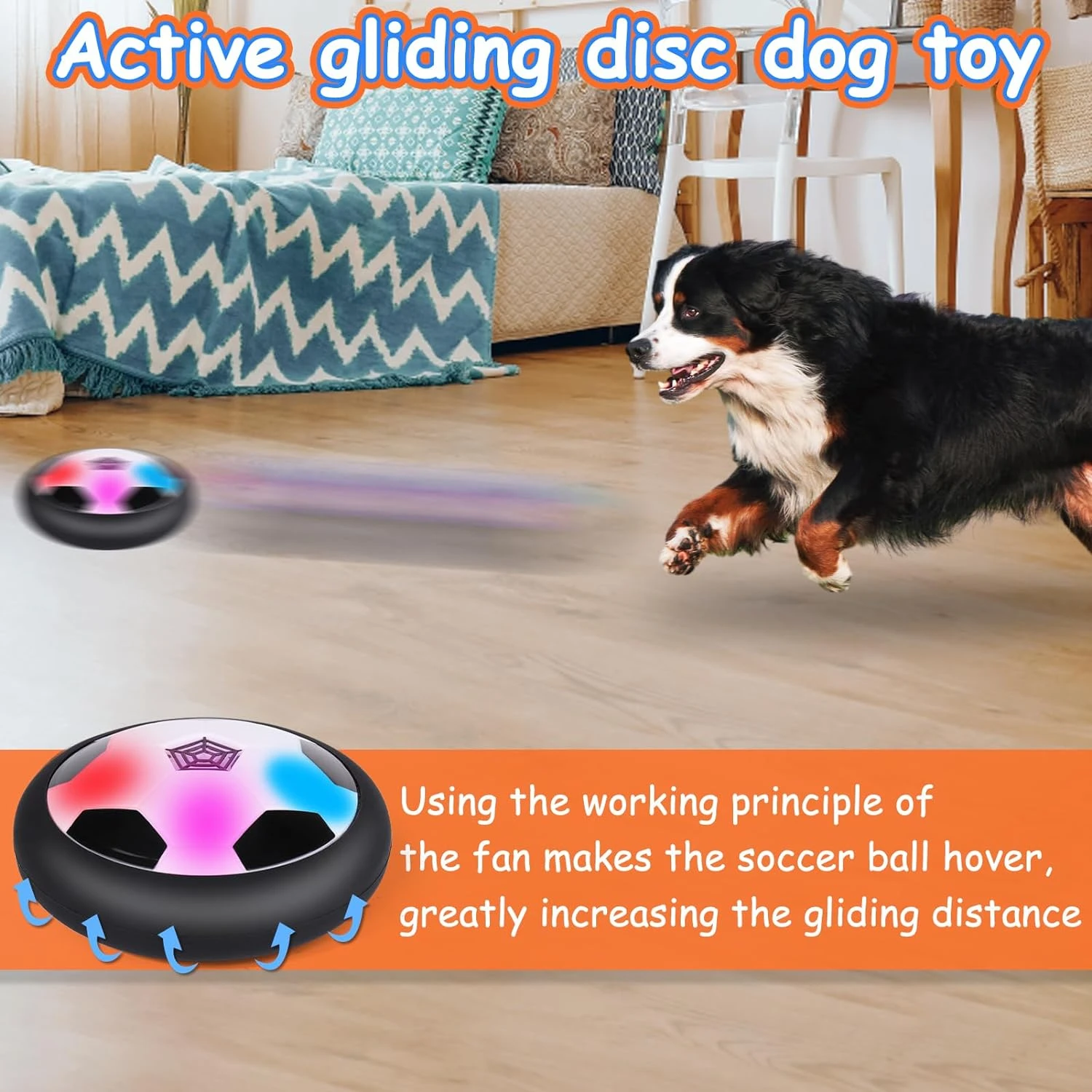 

Exciting, high-energy small dog toy perfect for active and playful furry friends - advanced relief ball disc for indoor exercise