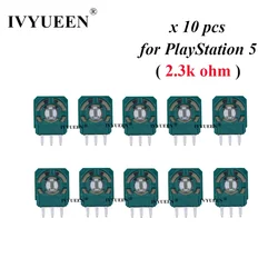 IVYUEEN 플레이스테이션 5 PS5 컨트롤러용 3D 썸스틱 조이스틱 축 아날로그 센서, 3 핀 모듈 마이크로 스위치 버튼, 10 개