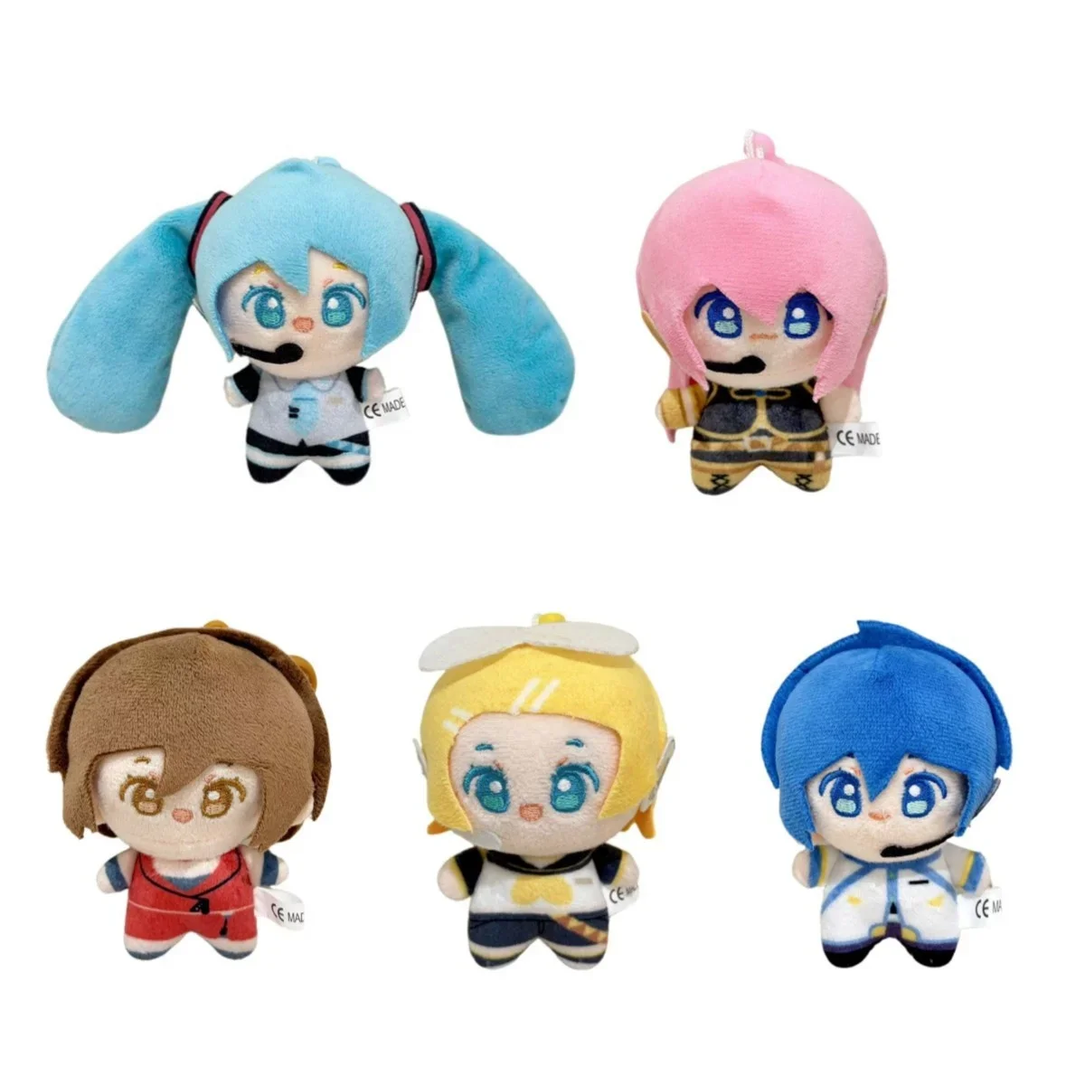 Hatsune Miku Megurine Luka Kagamine Rin Vocaloid Plush Keychain Mini Chibi Stuffed Bag Charm Collectible Gift For Anime Fans