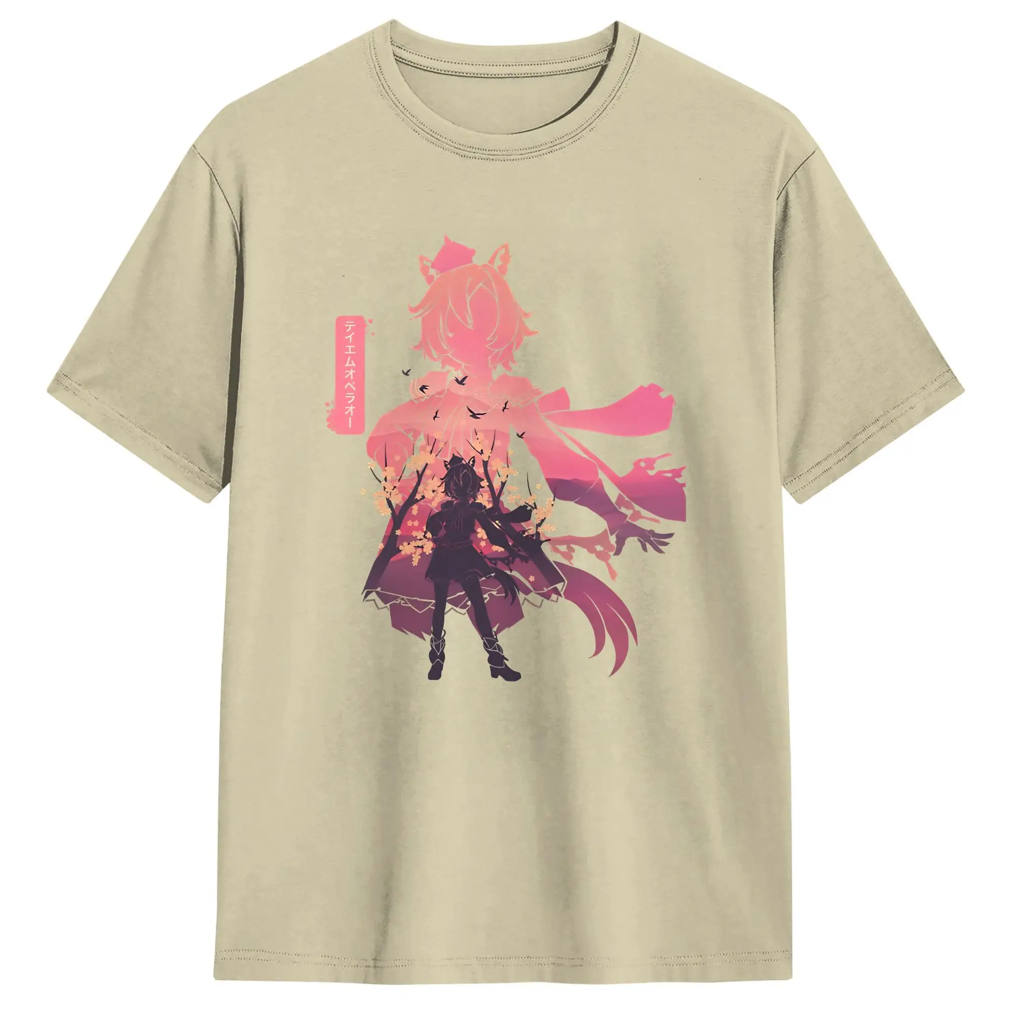 Tm Opera O T-Shirt Uma Musume Harajuku T Shirts Short-Sleeved Street Style Tshirt Summer Cotton Oversized Top Tees
