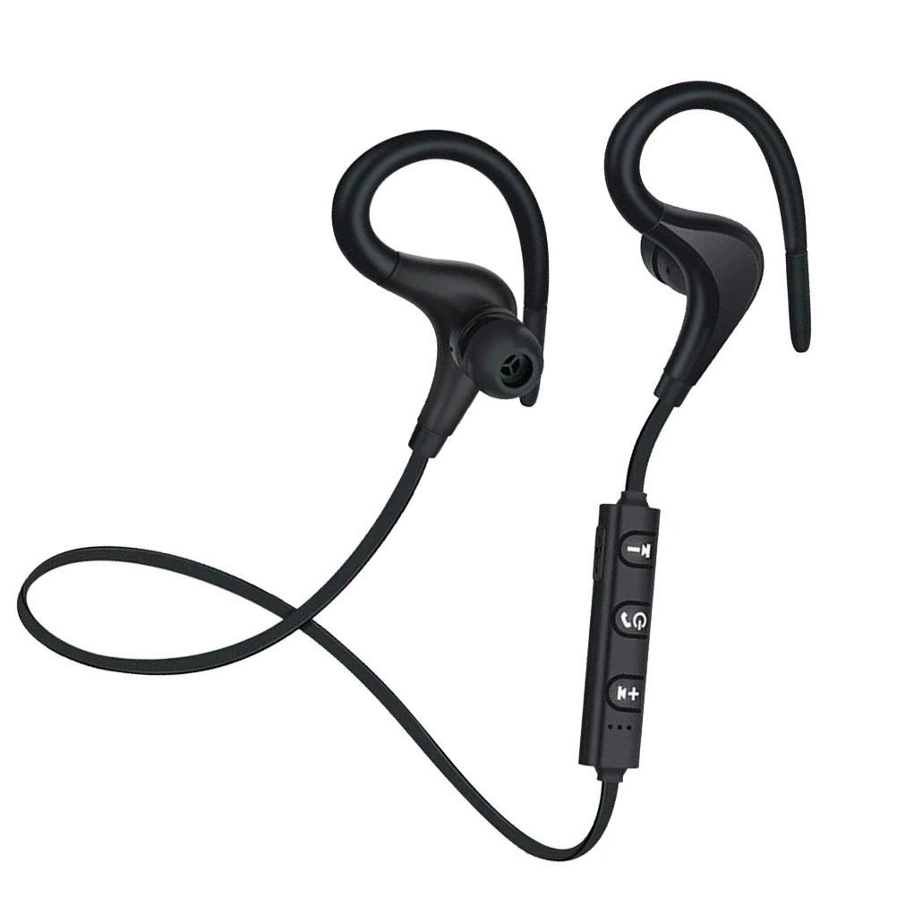

Wireless Sports Headphones Ear Hook Headset with Mic Sweatproof Magnetic Design for Running Yoga Fitness Durable for Smartphone