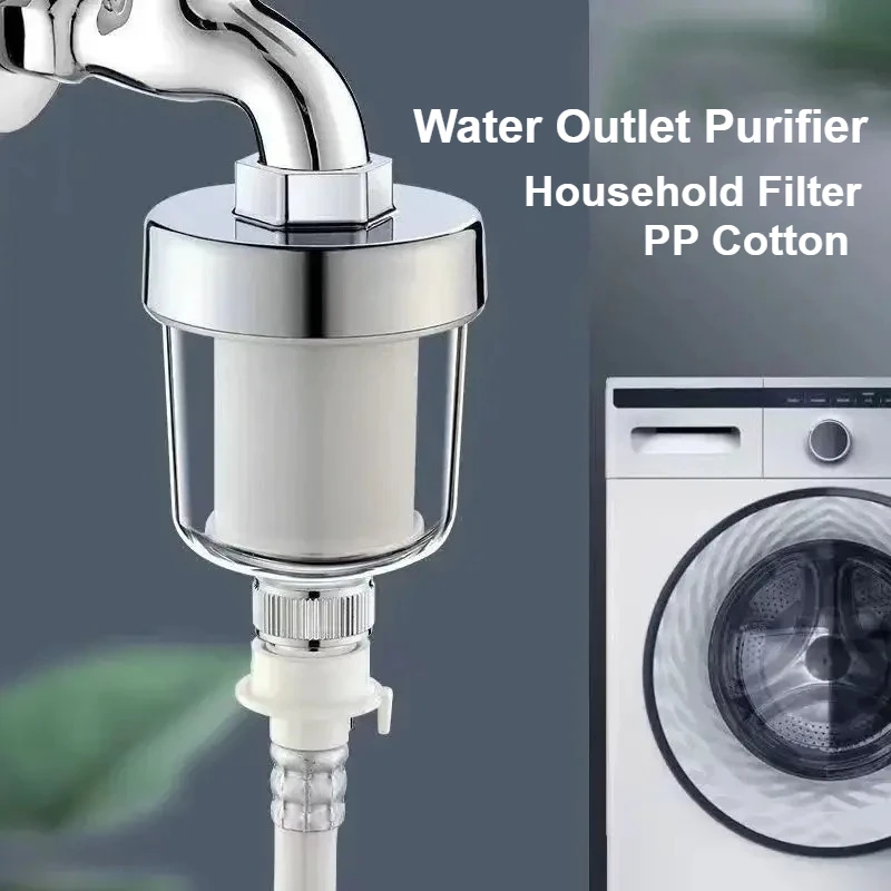 

Очиститель воды, универсальный фильтр для крана для кухни, ванной комнаты, душа, бытовой фильтр для ванной комнаты, полипропилен, хлопок, высокая плотность