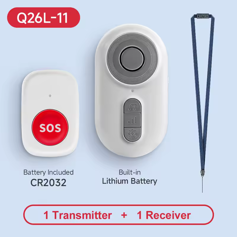 Caregiver Pager Wireless Nurse Call Buttons for Elderly Monitoring SOS Alert System Portable Alarm Call Bell for Nursing Home - Image 7