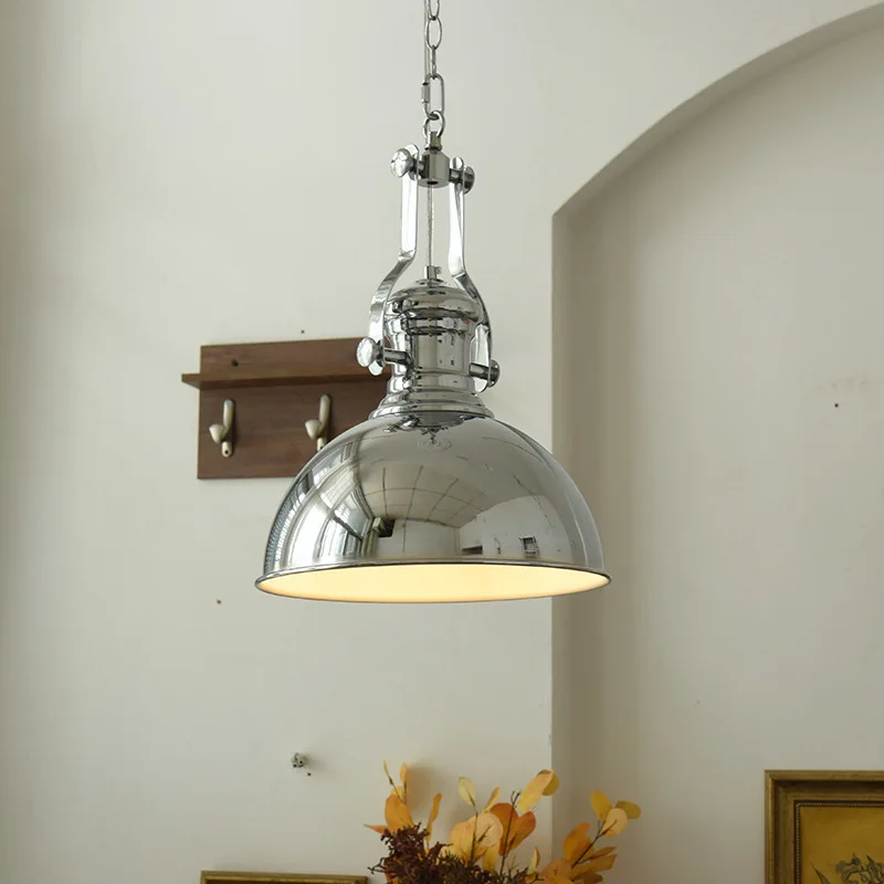 

Iron LED Chandelier Restaurant Coffee House Ceiling Lamp Retro Industrial Tricolor Pendant Light Commercial Use Lighting Lamps