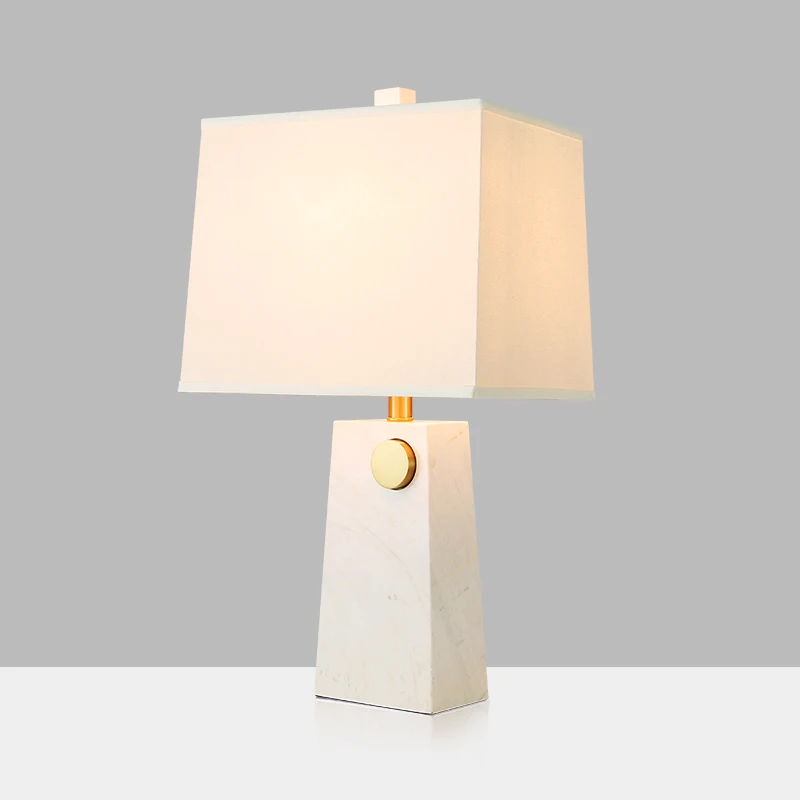 

Modern creative new Chinese hotel lobby exhibition hall model room living room bedroom bedside simple marble desk lamp