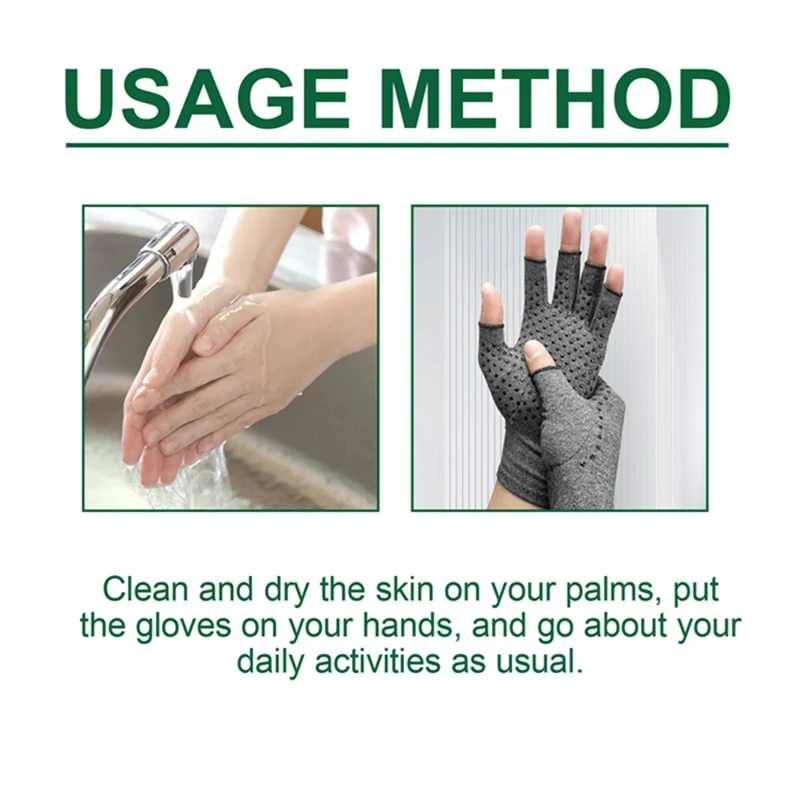 Arthritis Massage Gloves Compression Arthritis Wrist Support Practical Stimulating Circulation Gloves Daily Activity Health Care - view 3