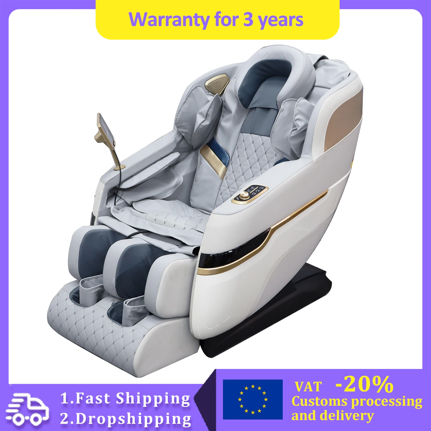 Massage Chair Zero Gravity Luxury  Relaxing Bluetooth Speaker Body Care Chair Electric massage chairs full body 4d zero gravity