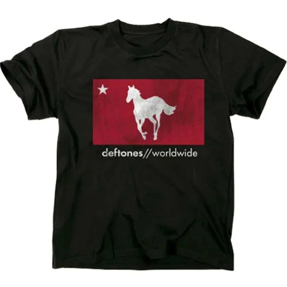 2026 New Retro Loose Cotton T Shirt Hot Trend Small Chest Drawing Big Back Abstract Graphic Tops