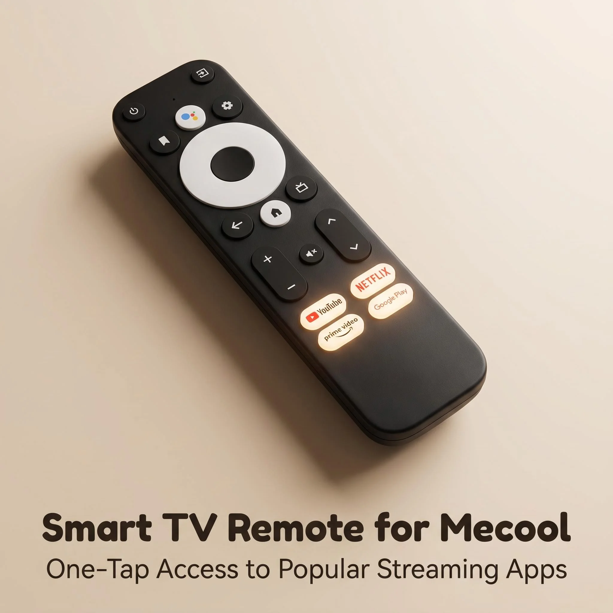 FAZV Voice Remote Control for Mecool KM2 KM2+ KM7+ KD3 Android 4K HDR Streaming Player TV Stick