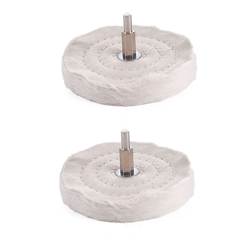 

3pcs 4'' Polishing Wheel Grinding Cloth Mop Wheel Pad Electric Drill Buffing Pad Grinder Grinding Wheel Power Tool Accessories