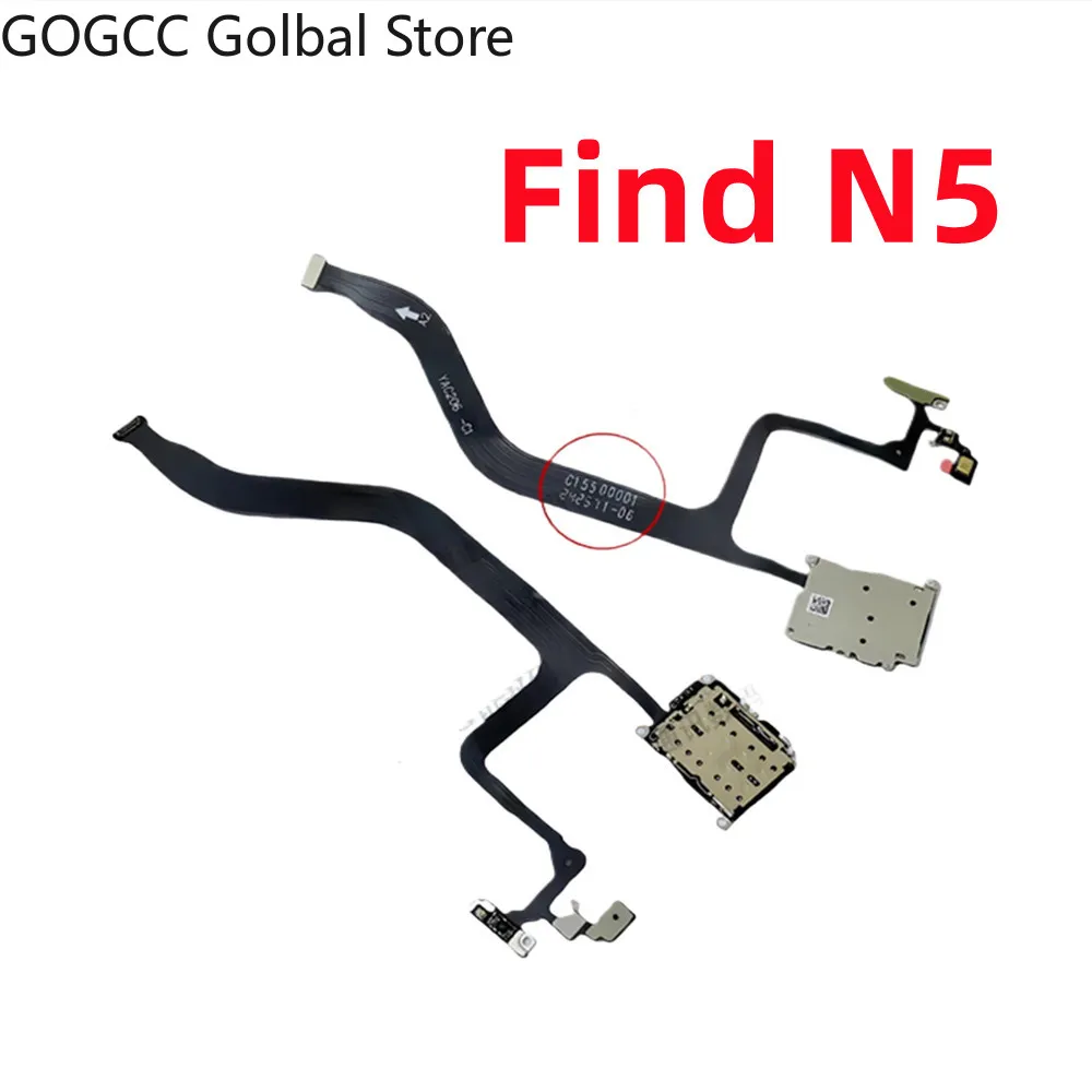 Repair For OPPO Find N5 SIM Card Reader Board Tray Slot Socket Flex Cable Replacement Spare Parts