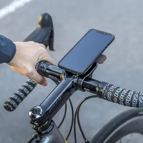 360&deg; Rotatable Handlebar Holder Fit 4.7-7.2" Phones, Heavy Duty for Bike/Bicycle Motorcycle Phone Mount with Vibration Dampener