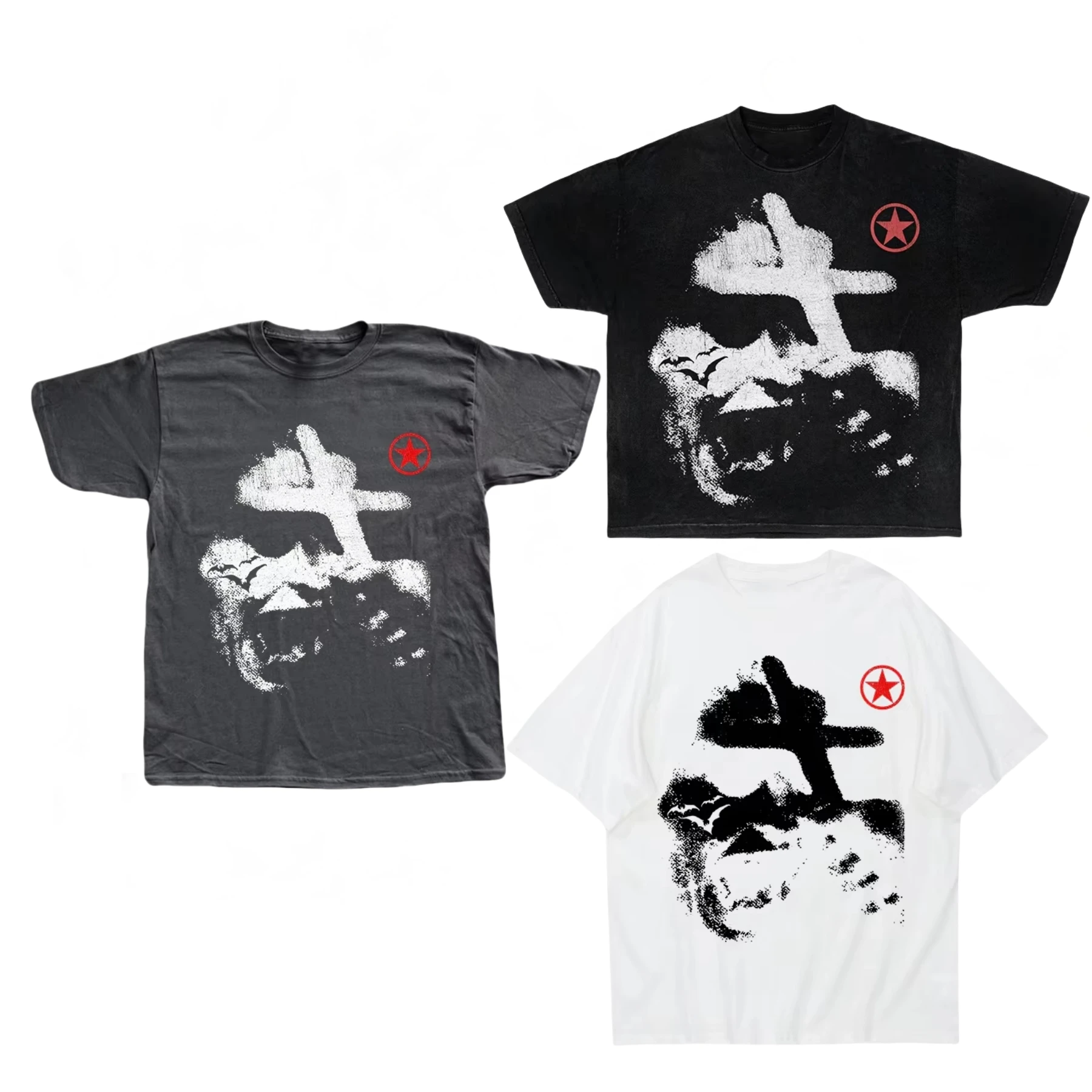 

Летняя хлопковая футболка Y2K с принтом, модная уличная одежда с круглым вырезом и короткими рукавами для мужчин и женщин в стиле хип-хоп, рок-панк, высокое качество