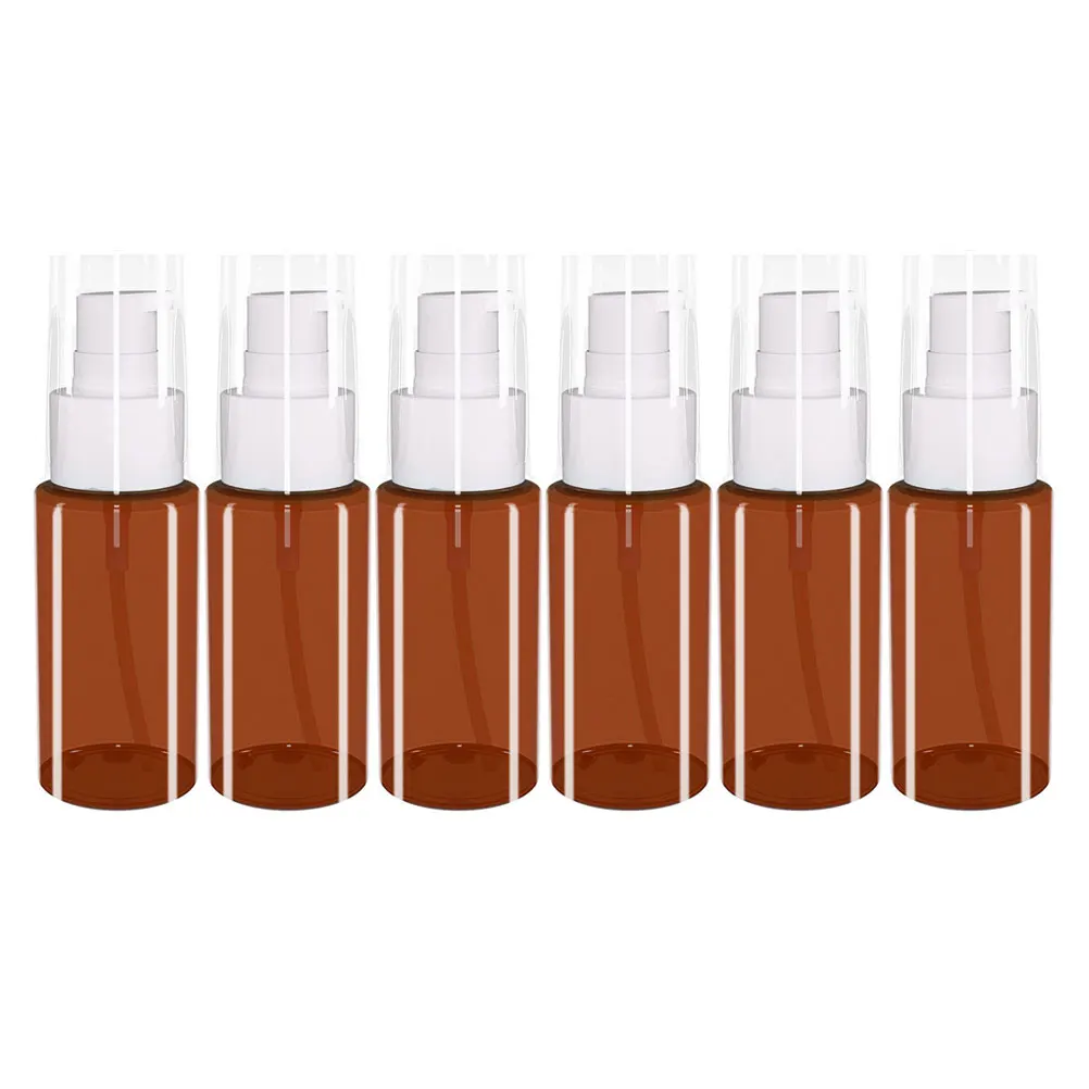 

6 Pcs/set Bottle Easy to Use Shampoo Pump Press Home Plastic Body Wash Empty Lotion Refill