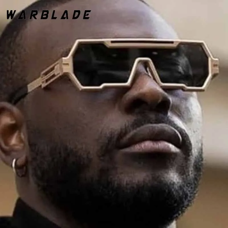

Cool Punk Metal One-Piece Women's Sunglasses Luxury Brand Fashion Design Men Sunglass Outdoor Sport Driving Eyewear UV400 Lentes