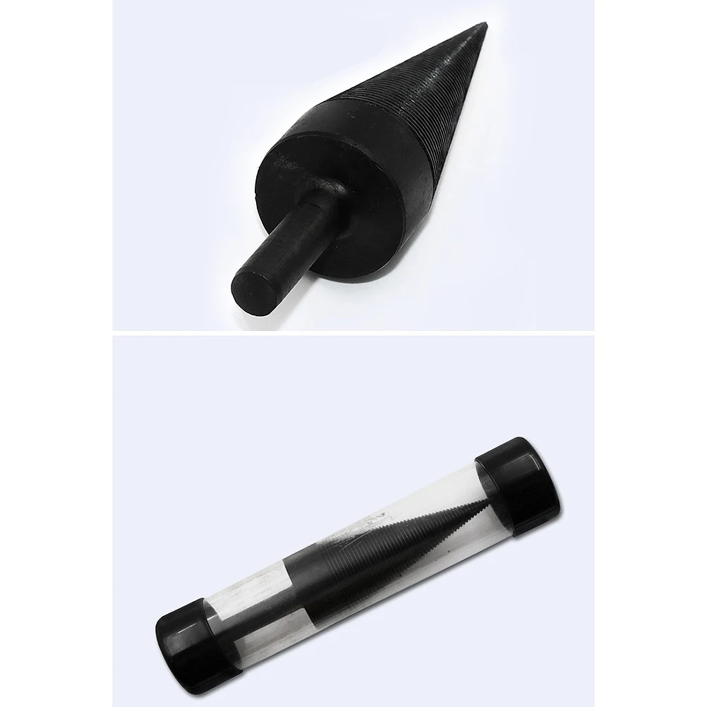 

38mm Triangle Handle Electric Wood Splitting Drill Bits Tough Manganese Titanium Wood Chopping Tool Anti-Skid Groove