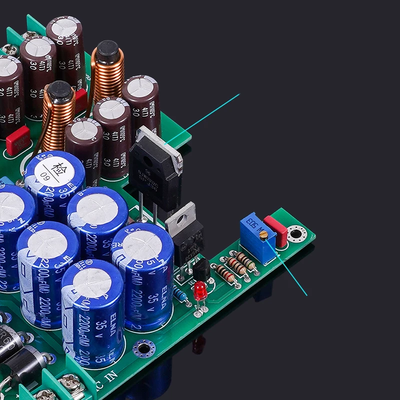 

【Hot】50W HIFI Ultra-low Ultra Noise Linear Power Supply Board Audio Amplifier DC 5V 9V 12V 15V 18V 24V LPS PSU PCB Board