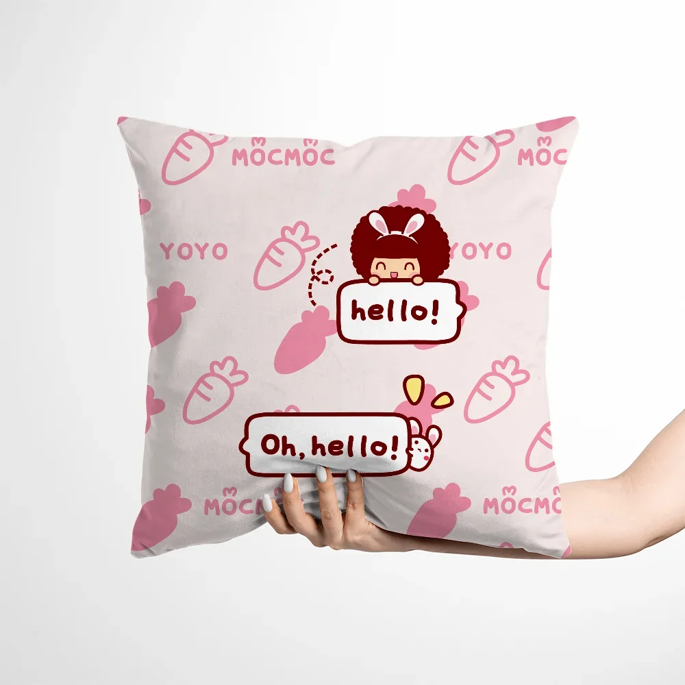 

M-Mocmoc Cushion Covers 45x45 Cushions Cover Throw Pillow Covers for Bed Pillows Decorative Pillowcases 40*40 Decor Short Plush