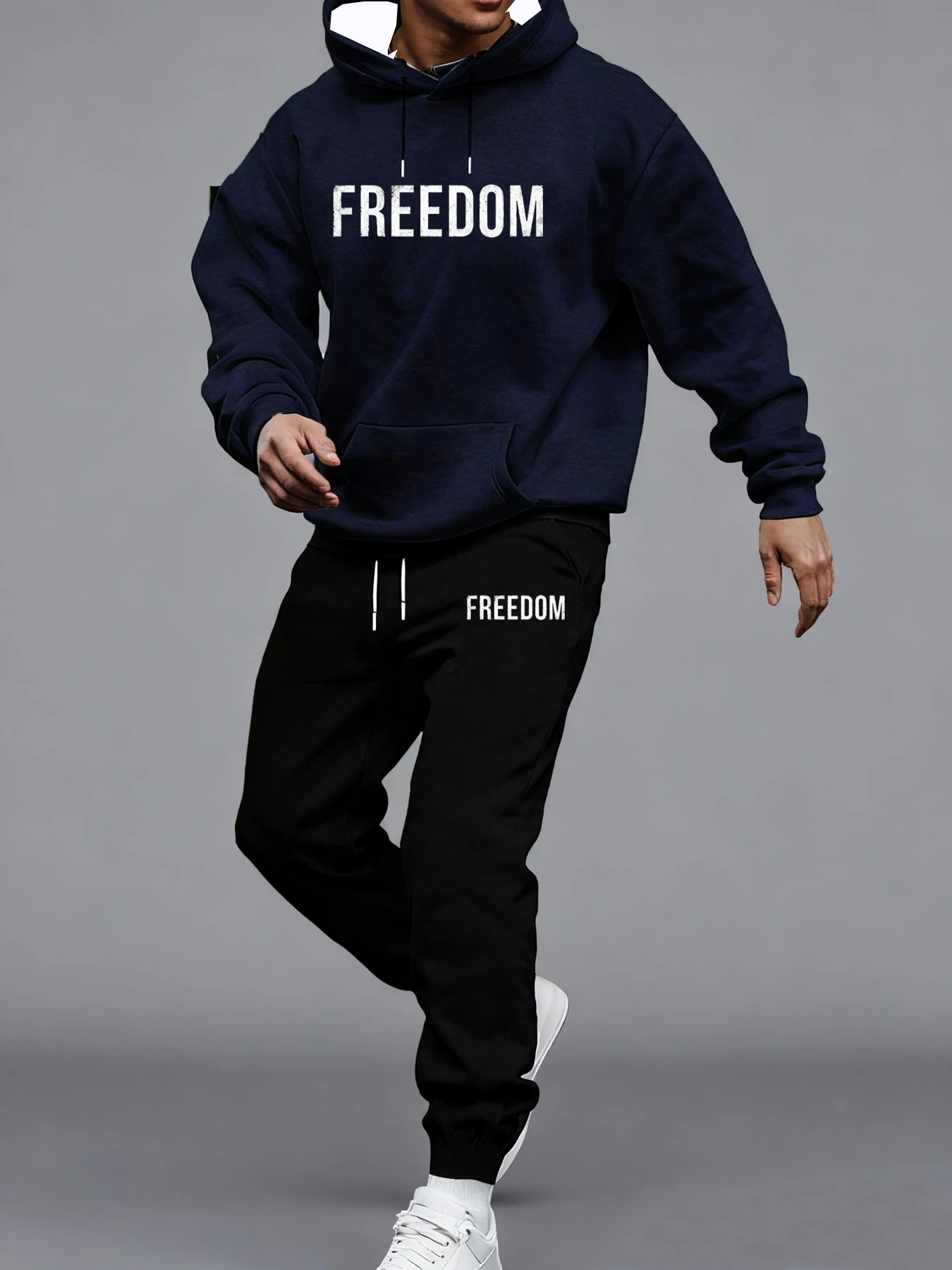 

Legends Never Die Charlie Kirk Autumn Winter Hoodie Newest Long Pant FREEDOM Men's Clothing Tracksuit two-piece Set