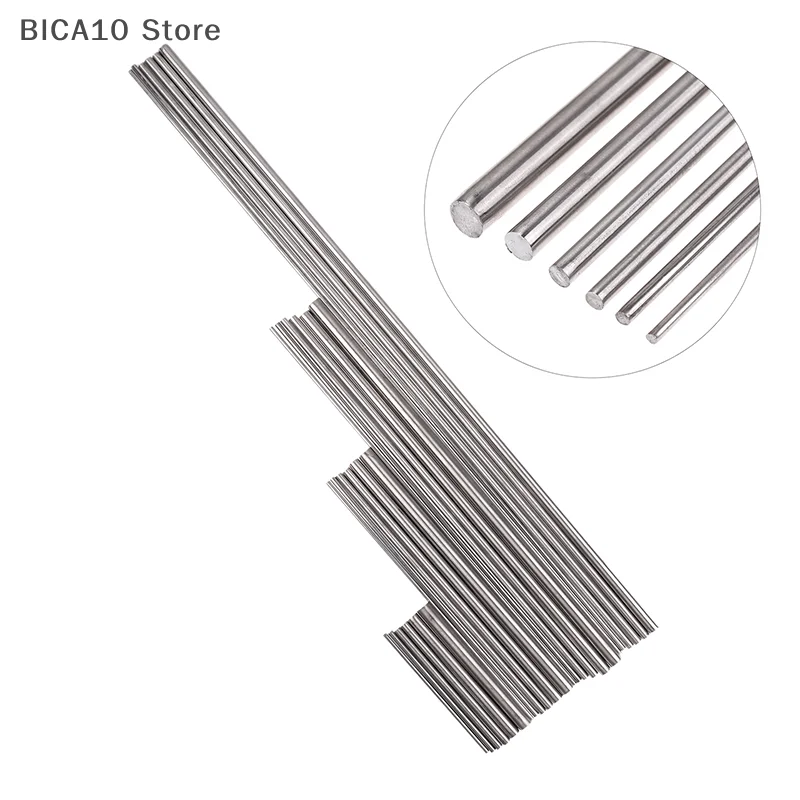 

Stainles Steel Solid Round Rod Assortment 1/2/3/5/10Pcs, DIY Tools 3-10MM Lathe Bar Stocks