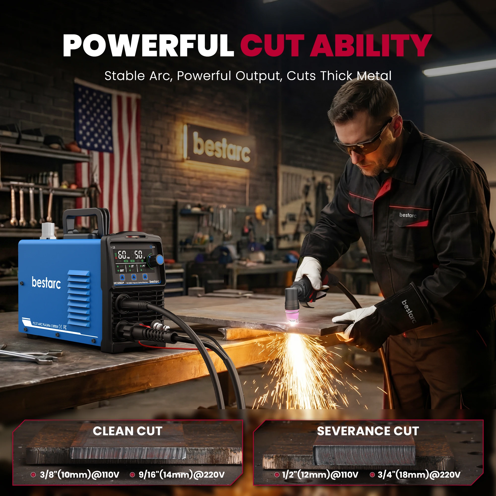 Bestarc 50A Tagliatrice al Pla - Plasma Cutter Pilot Arc 50A recensione e prezzo