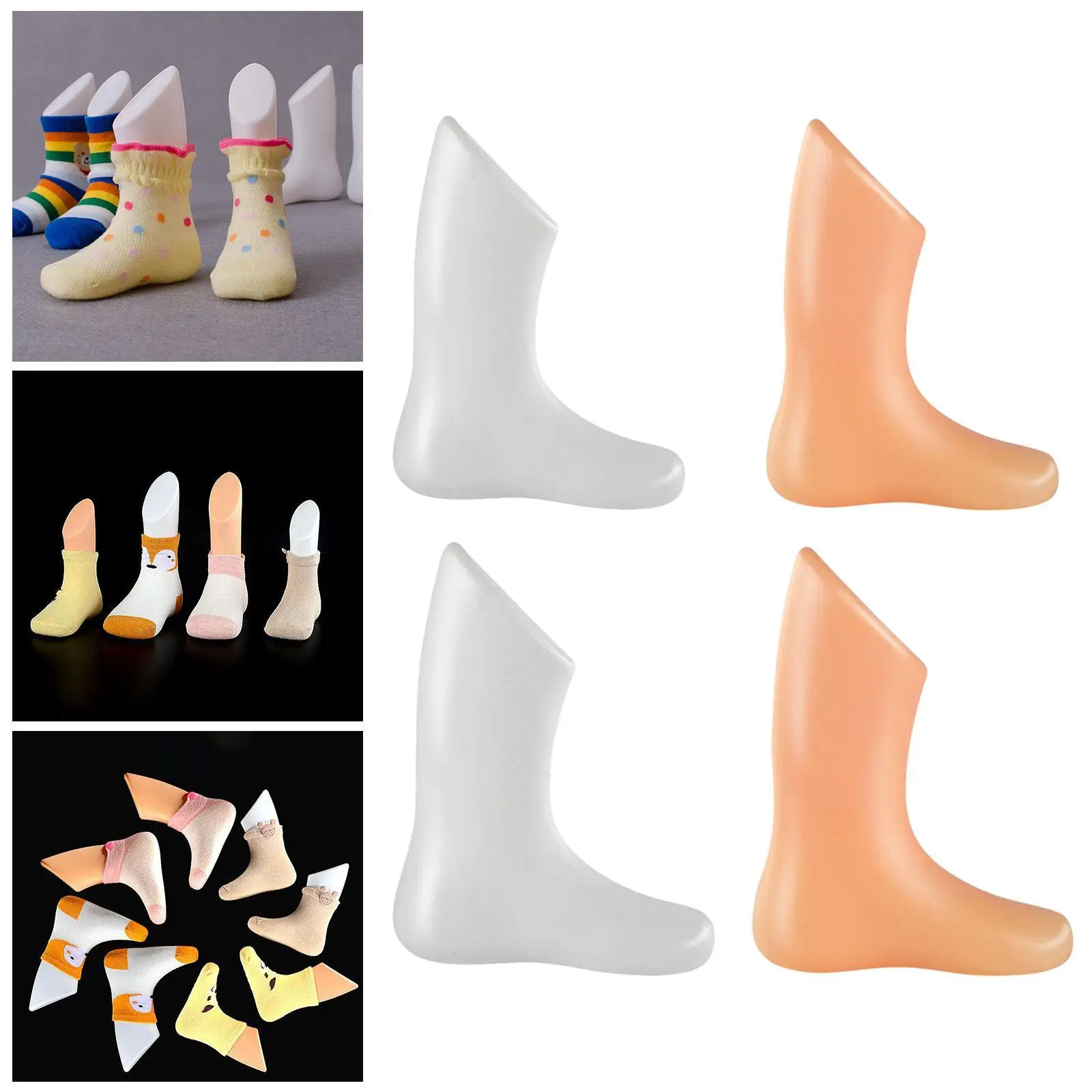 Kids Foot Models Shoe Stretcher for Home Shop Mannequin Human Foot Display