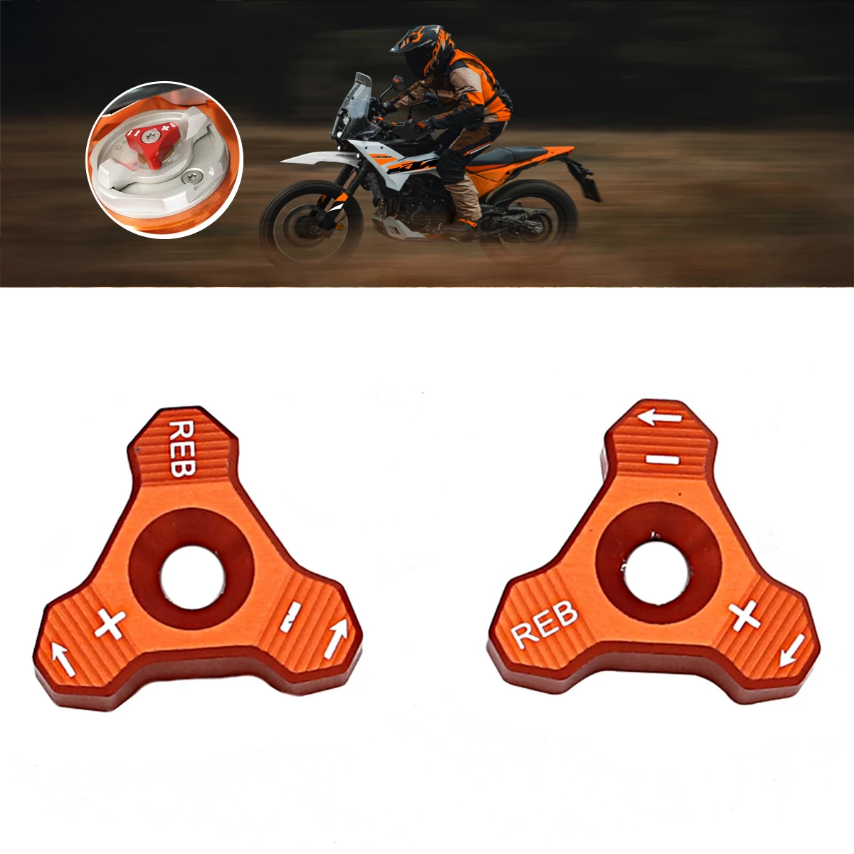 

Регулятор передней вилки CNC WP 48 мм для мотоциклов KTM SX SXF, EXC XCW 125 250 350 400 450, Supermoto SMC, Enduro, Duke 690