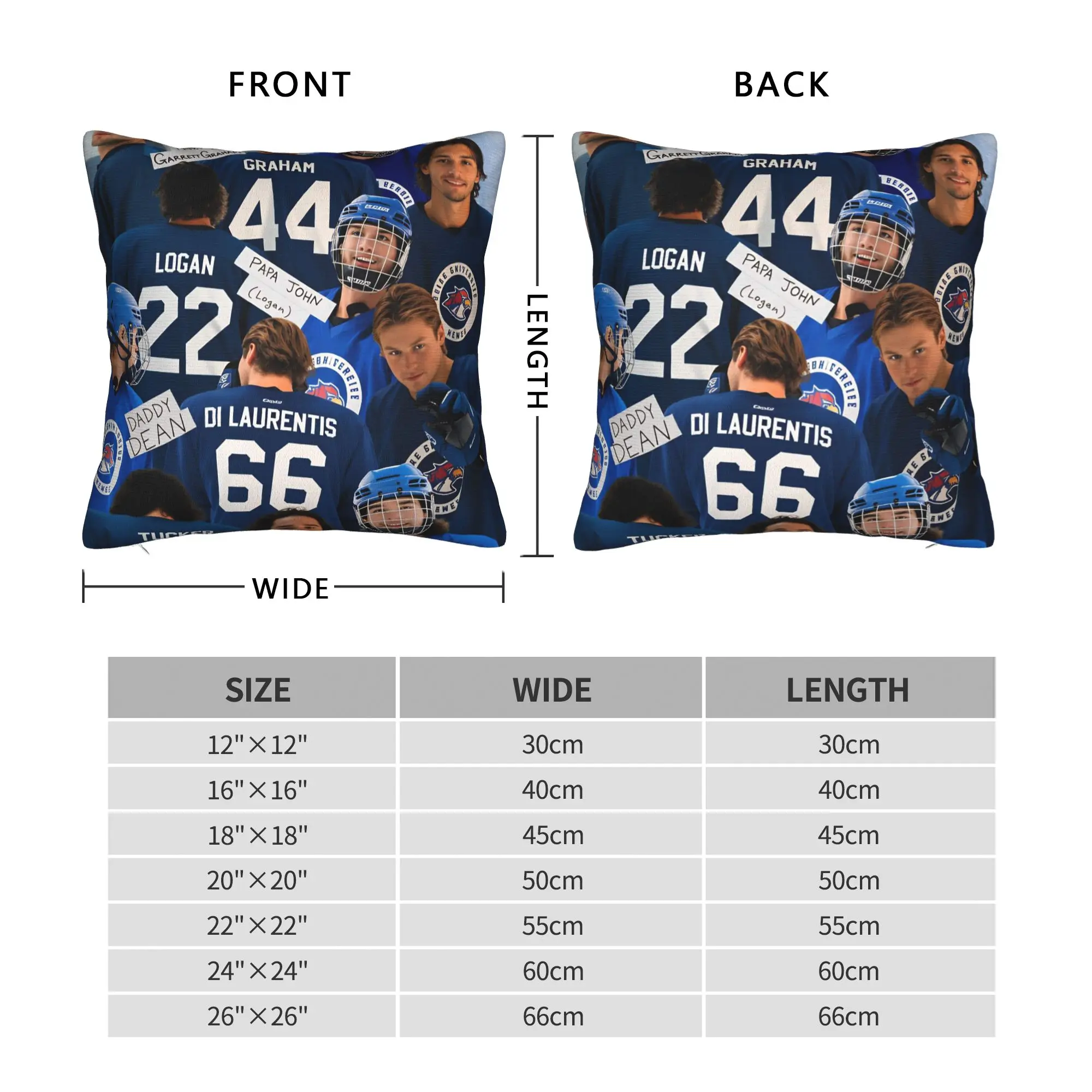 Off Campus Poster Pillow Case  Soft Pillow Cover Kawaii Pillowcases For Sofa Bedroom Home Decor