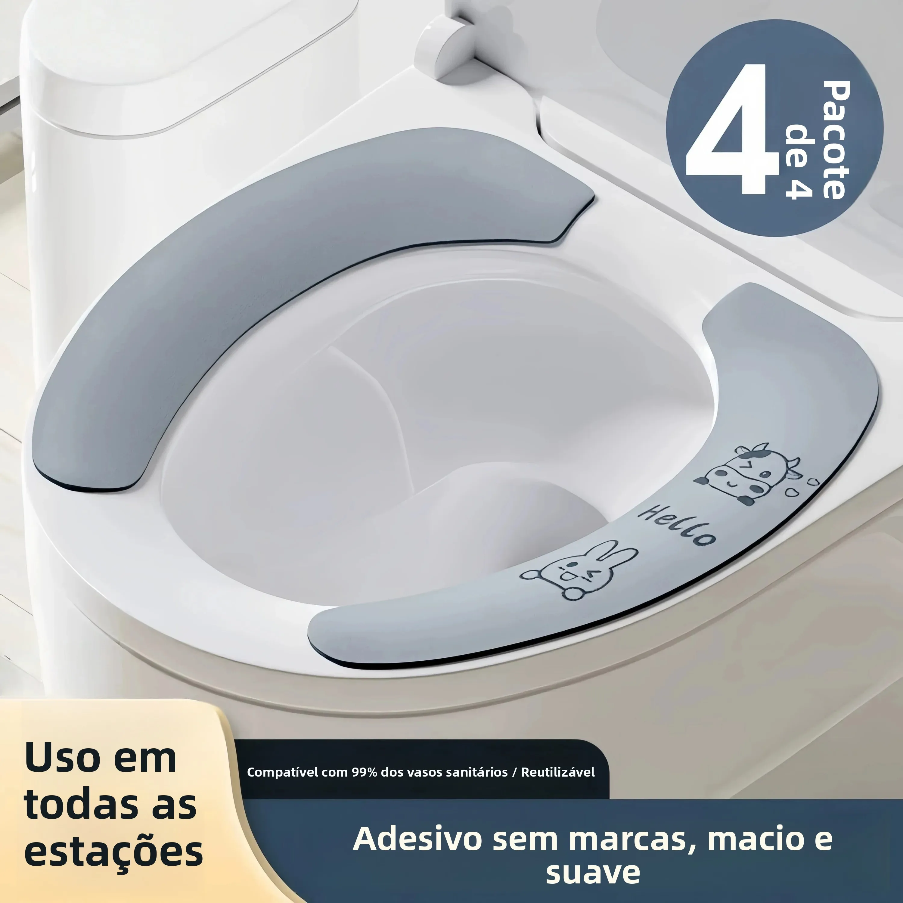 防水トイレシートクッション-粘着式-新2026-四季通用-トイレマット-洗濯不可-バスルーム快適シートカバー