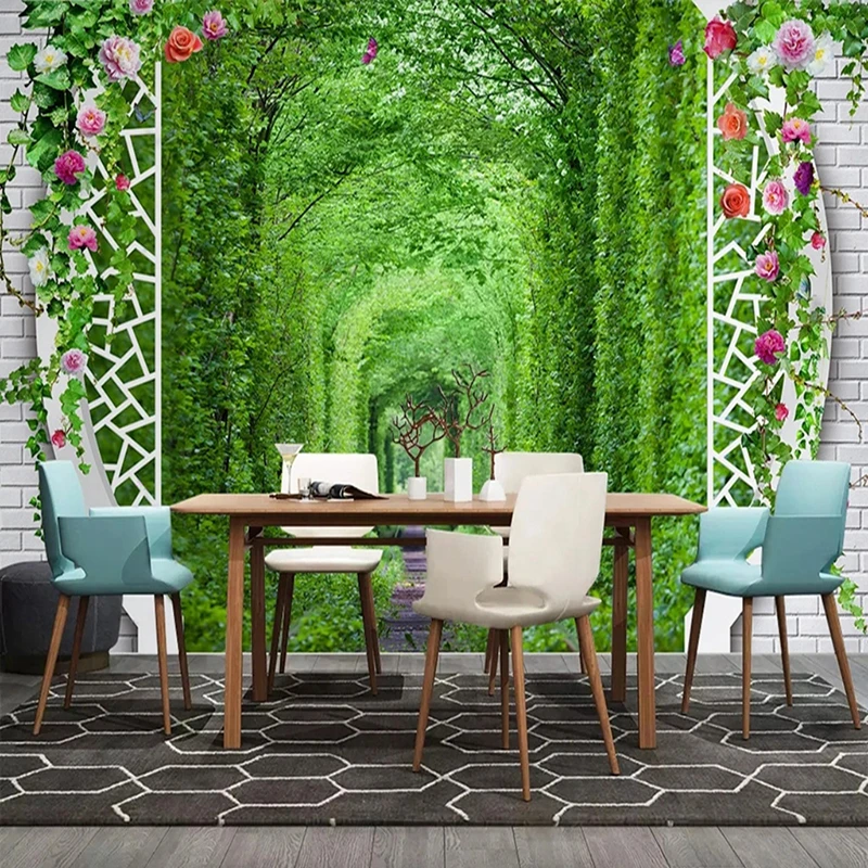 

Park Nature Scenery Pattern Background Wall Mural Custom Any Size 3D Wallpaper Home Decor Building Supplies Designs Papier Peint